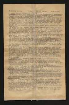 Komunikat. 1941, nr 27 (8 grudnia)