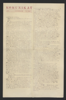 Komunikat. 1943, nr 9 (29 stycznia)