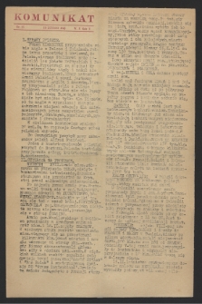 Komunikat. 1943, nr 15 (19 lutego)