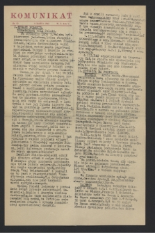 Komunikat. 1943, nr 20 (9 marca)