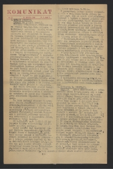 Komunikat. 1943, nr 21 (12 marca)