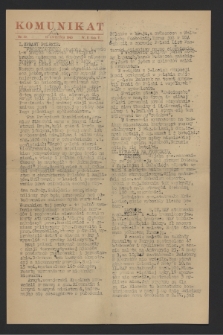 Komunikat. 1943, nr 30 (13 kwietnia)