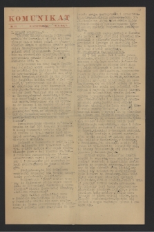 Komunikat. 1943, nr 31 (16 kwietnia)