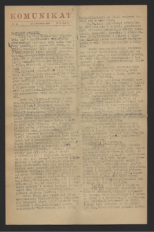 Komunikat. 1943, nr 32 (20 kwietnia)