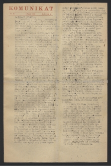 Komunikat. 1943, nr 35 (4 maja)