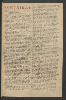Komunikat. 1943, nr 36 (7 maja)