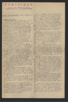 Komunikat : Wyd. Okr. Rady Konwentu Org. Niepodl. 1943, nr 82 (15 października)