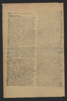 Komunikat : Wyd. Okr. Rady Konwentu Org. Niepodl. 1945, nr 10 (3 lutego)