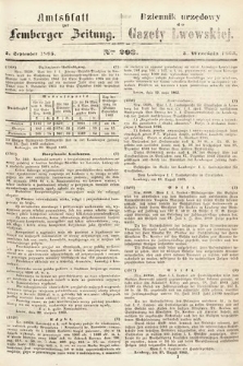 Amtsblatt zur Lemberger Zeitung = Dziennik Urzędowy do Gazety Lwowskiej. 1863, nr 203