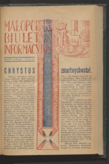 Małopolski Biuletyn Informacyjny. R.3, nr 15 (9 kwietnia 1944)