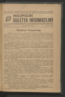 Małopolski Biuletyn Informacyjny. R.3, nr 25 (25 czerwca 1944)