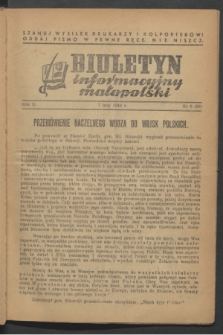 Biuletyn informacyjny małopolski. R.2, nr 6 (7 lutego 1943) = nr 50