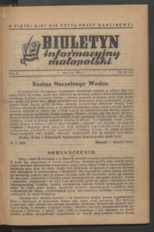 Biuletyn informacyjny małopolski. R.2, nr 21 (13 czerwca 1943) = nr 65