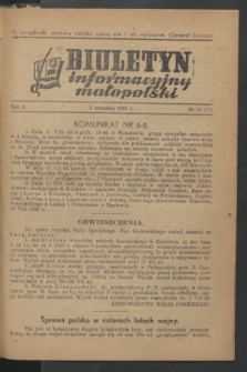 Biuletyn informacyjny małopolski. R.2, nr 33 (5 września 1943) = 77
