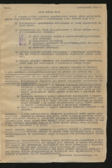 List Okólny. 1942, nr 2 (październik)
