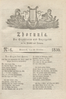 Thorunia : die Erzählerin und Anzeigerin an der Weichsel und Drewenz. [Jg.1], Nro. 6 (20 Oktober 1830) + dod.