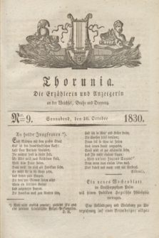 Thorunia : die Erzählerin und Anzeigerin an der Weichsel und Drewenz. [Jg.1], Nro. 9 (30 Oktober 1830) + dod.