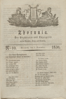Thorunia : die Erzählerin und Anzeigerin an der Weichsel und Drewenz. [Jg.1], Nro. 10 (3 November 1830) + dod.