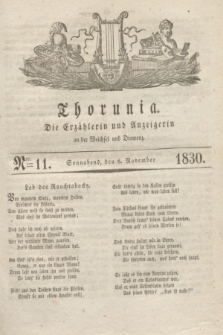 Thorunia : die Erzählerin und Anzeigerin an der Weichsel und Drewenz. [Jg.1], Nro. 11 (6 November 1830) + dod.