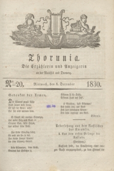 Thorunia : die Erzählerin und Anzeigerin an der Weichsel und Drewenz. [Jg.1], Nro. 20 (8 December 1830) + dod.