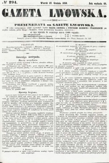 Gazeta Lwowska. 1859, nr 294