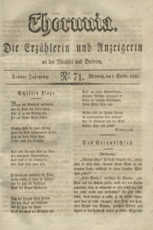Thorunia : die Erzählerin und Anzeigerin an der Weichsel und Drewenz. Jg.3, Nro. 71 (5 September 1832)