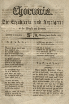 Thorunia : die Erzählerin und Anzeigerin an der Weichsel und Drewenz. Jg.3, Nro. 79 (3 October 1832)