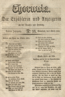 Thorunia : die Erzählerin und Anzeigerin an der Weichsel und Drewenz. Jg.3, Nro. 98 (8 December 1832)