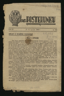 Na Posterunku. R.4, № 104 (17 lipca 1944)