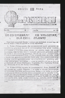 Na Posterunku. R.4, № 119 (18 listopada 1944)