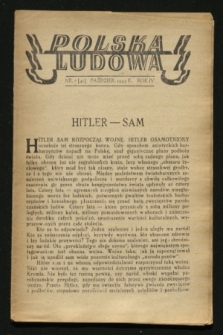 Polska Ludowa. R.4, nr 7 (październik 1943) = nr 41