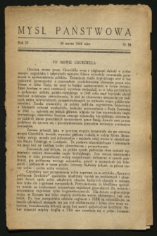 Myśl Państwowa. R.3 [i.e.4], Nr 56 (29 marca 1944)