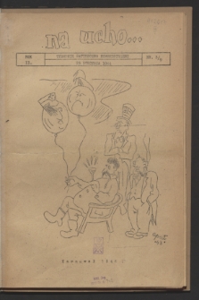Na Ucho : tygodnik satyryczno-humorystyczny. R.2, nr 3 (23 stycznia 1944)