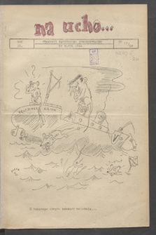 Na Ucho : tygodnik satyryczno-humorystyczny. R.2, nr 10 (26 marca 1944)