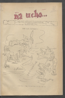 Na Ucho : tygodnik satyryczno-humorystyczny. R.2, nr 12 (16 kwietnia 1944)