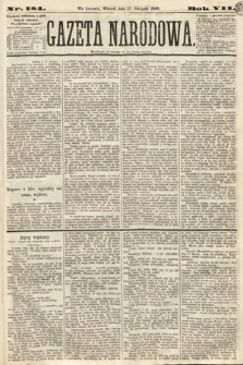 Gazeta Narodowa. 1868, nr 184