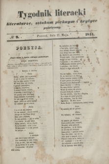 Tygodnik literacki : literaturze, sztukom pięknym i krytyce poświęcony. [R.7], № 9 (27 maja 1844)