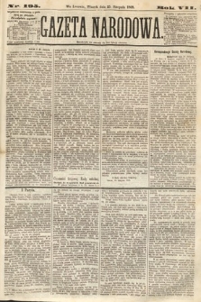 Gazeta Narodowa. 1868, nr 195