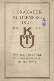 I. Krakauer Mustermesse