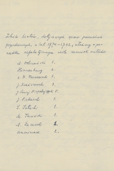 Listy do Adama Józefa Mniszka, chorążego nadwornego koronnego, w sprawach majątkowych, dotyczących kluczów miżyńskiego, sośnickiego i krysowskiego z lat 1774-1782