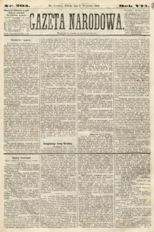 Gazeta Narodowa. 1868, nr 205
