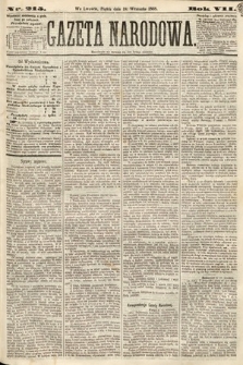 Gazeta Narodowa. 1868, nr 215