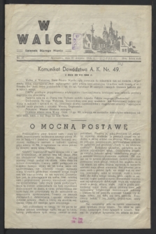 W Walce : dziennik Starego Miasta. 1944, nr 37 (30 sierpnia)