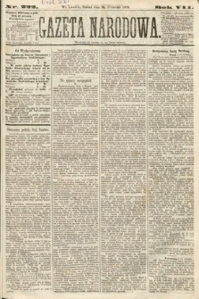 Gazeta Narodowa. 1868, nr 222