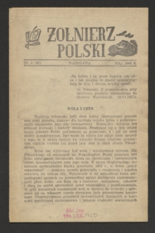 Żołnierz Polski. 1944, nr 5 (maj) = nr 40