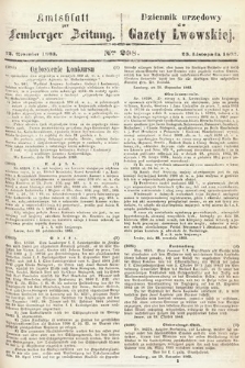 Amtsblatt zur Lemberger Zeitung = Dziennik Urzędowy do Gazety Lwowskiej. 1863, nr 268