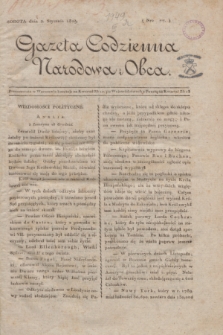Gazeta Codzienna Narodowa i Obca. 1819, Nro 77 (2 stycznia)