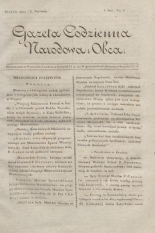 Gazeta Codzienna Narodowa i Obca. 1819, Nro 87 (15 stycznia)
