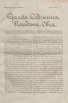 Gazeta Codzienna Narodowa i Obca. 1819, Nro 88 (16 stycznia)