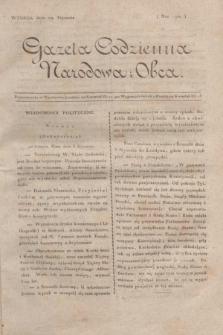 Gazeta Codzienna Narodowa i Obca. 1819, Nro 90 (19 stycznia)